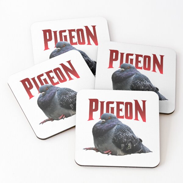 Item preview, PIGEON – Red Gothic Font, Bootleg Tee Style designed and sold by Agathe Bonnafous.