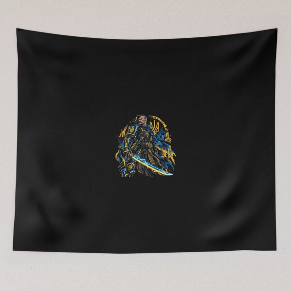 Item preview, Cyberpunk Ukrainian Cossack Warrior designed and sold by ValhallaHub.