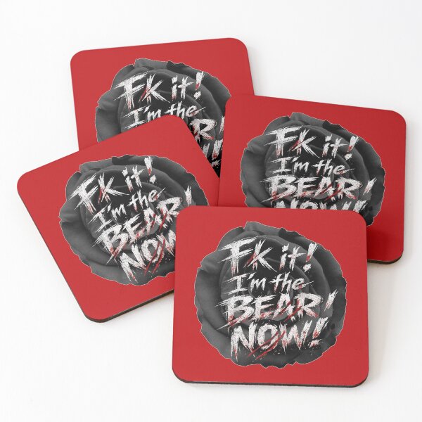 Item preview, FK it! I'm the Bear Now! Rose - Postcard designed and sold by LCAustralia.