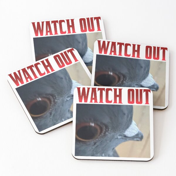 Item preview, WATCH OUT – Intense Pigeon Stare designed and sold by Agathe Bonnafous.