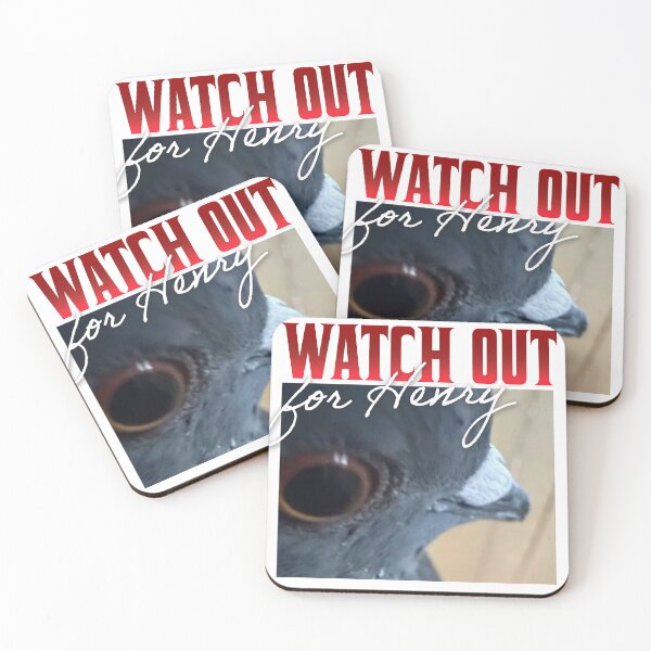 Item preview, WATCH OUT for Henry – Funny Pigeon Stare designed and sold by Agathe Bonnafous.
