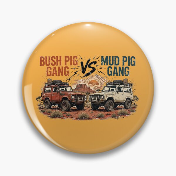 Item preview, Bush Vs Mud Pig Gang Showdown Outback Sunset designed and sold by Yellowriversss.