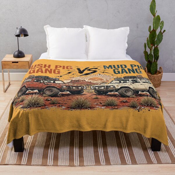 Item preview, Bush Vs Mud Pig Gang Showdown Outback Sunset designed and sold by Yellowriversss.