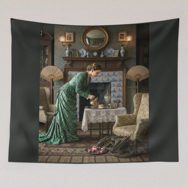 Item preview, Tea and Dragons designed and sold by artisfun333.