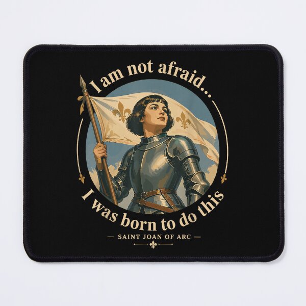 Item preview, St Joan of Arc Am Not Afraid was Born Do This Catholic Saint designed and sold by geronkagogo.