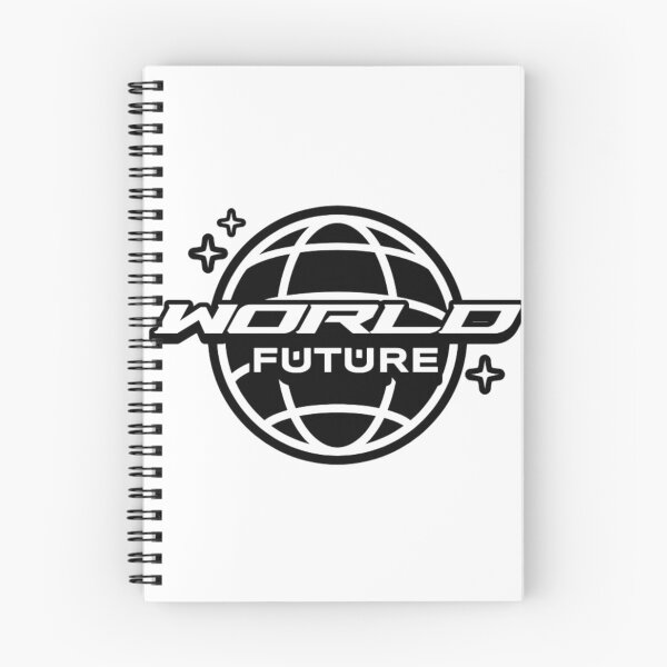 Item preview, World Future – Futuristic Y2K Globe Logo designed and sold by MindMess Studio.