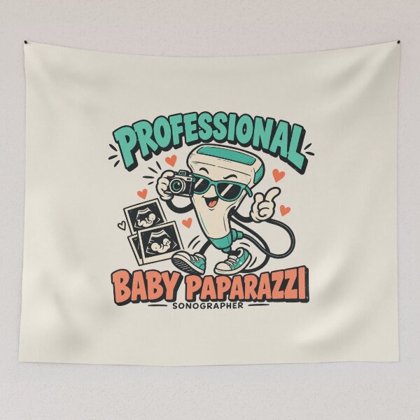 Item preview, Professional Baby Paparazzi Funny Sonographer Ultrasound Tech designed and sold by Popstudio85.
