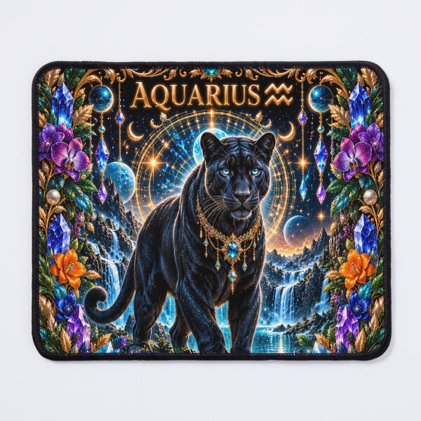Item preview, Aquarius Panther in Mystical Landscape designed and sold by InezPhotography.