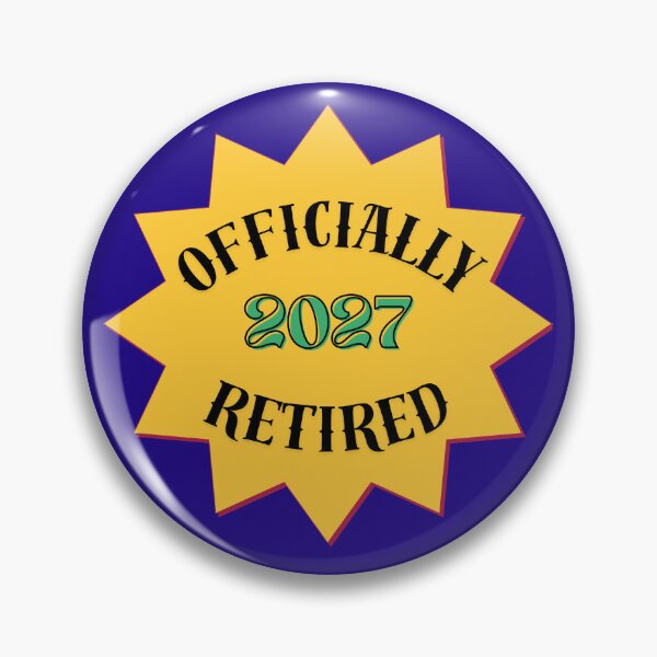 Item preview, Officially Retired 2027 Retro Star Retirement Party Gift Design designed and sold by Evelashop.