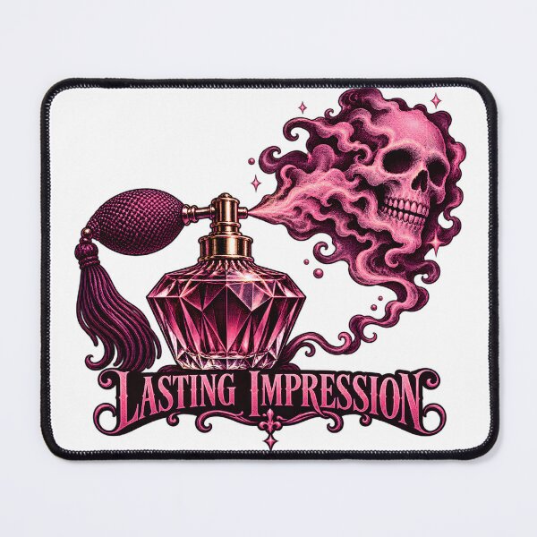 Item preview, Lasting Impression - Perfume Bottle with Pink Skull Vapor designed and sold by Digipeel.