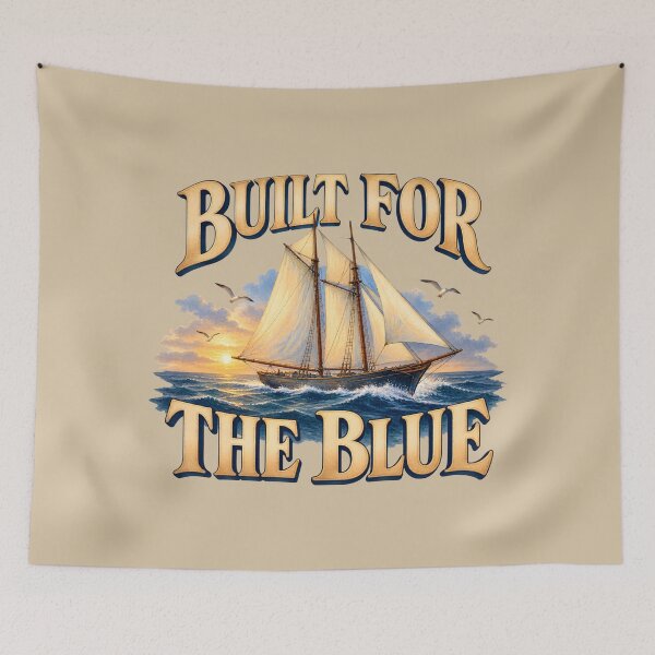 Item preview, Built for the Blue — U.S. Navy Birthday Sailing Ship designed and sold by VioVibe.