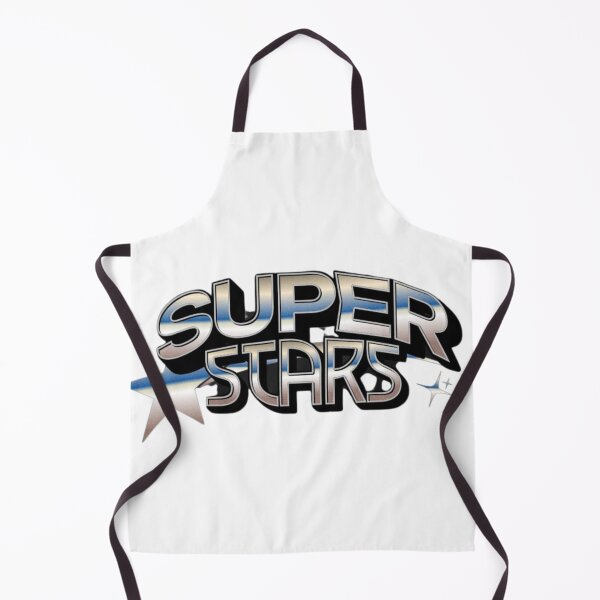 Item preview, Super Stars – Retro Y2K Chrome Logo designed and sold by MindMess Studio.