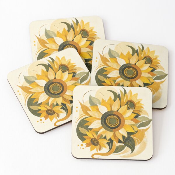 Item preview, Beautiful Golden Sunflower – Floral Nature Art for Flower Lovers designed and sold by GoodPlaceToShop.