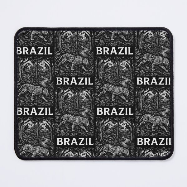 Item preview, Brazil Linocut Style  designed and sold by Thistle-TShop.