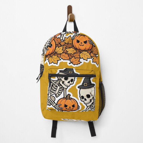 Item preview, Spooky Skeletons Picking Cute Pumpkins designed and sold by Dhiraaj.