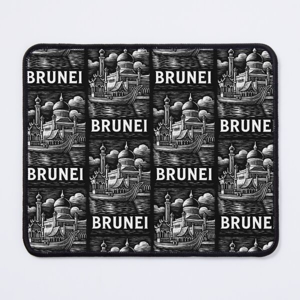 Item preview, Brunei Linocut Style  designed and sold by Thistle-TShop.