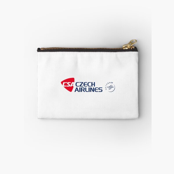 Item preview, Czech Airlines CSA Logo Red Emblem with Navy Lettering and SkyTeam Badge designed and sold by Beautyglamour.