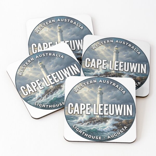 Item preview, Cape Leeuwin Lighthouse Western Australia Two Oceans Round Badge Sticker designed and sold by DetourDgn.