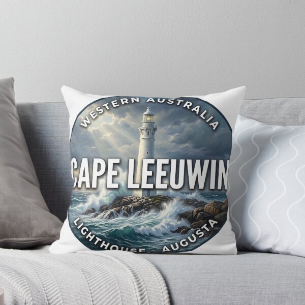 Item preview, Cape Leeuwin Lighthouse Western Australia Two Oceans Round Badge Sticker designed and sold by DetourDgn.