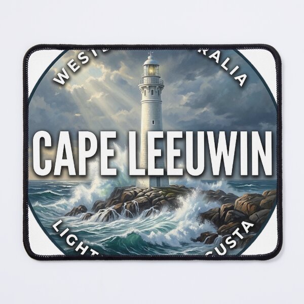Item preview, Cape Leeuwin Lighthouse Western Australia Two Oceans Round Badge Sticker designed and sold by DetourDgn.