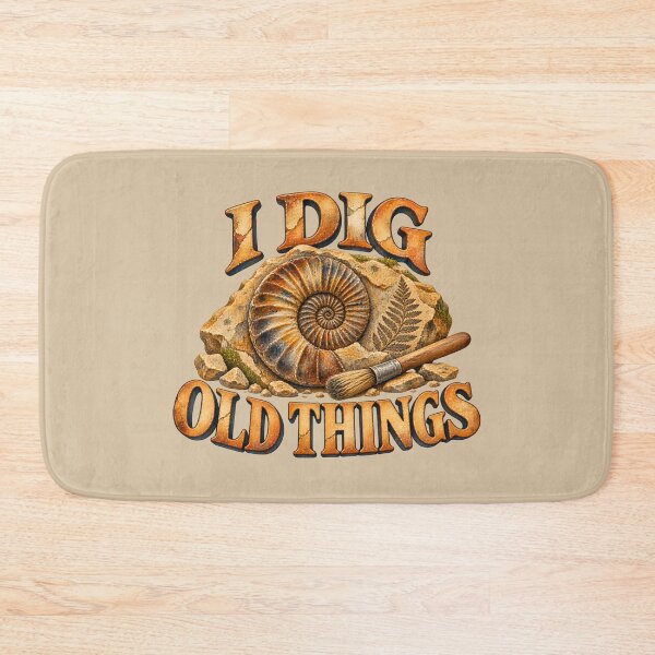 Item preview, I Dig Old Things — Ammonite Fossil Design designed and sold by VioVibe.