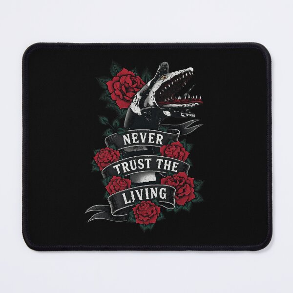 Item preview, Never Trust The Living Gothic Heart Emblem designed and sold by kimberlyhol.