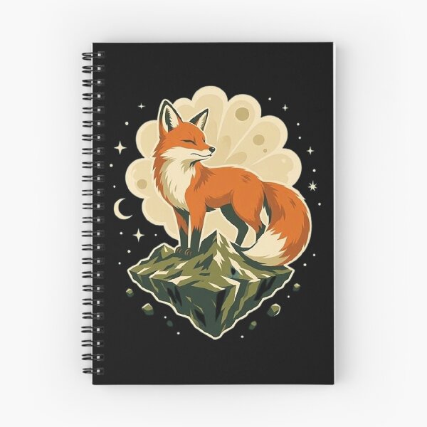 Item preview, Celestial Fox On Floating Island designed and sold by Dogandesighn.