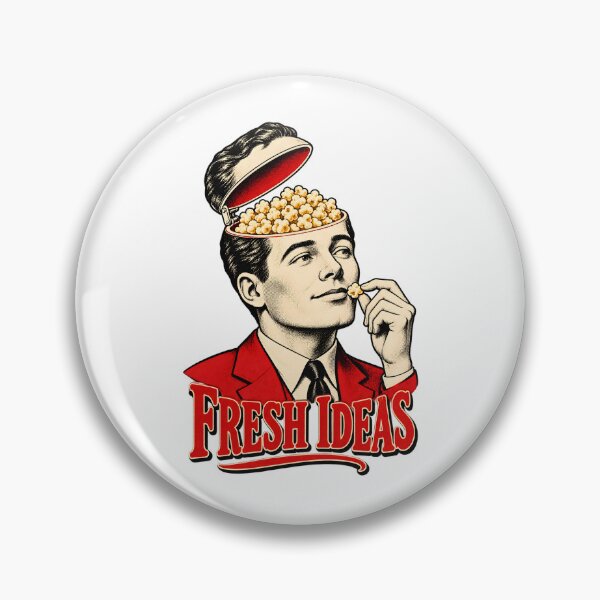Item preview, Fresh Ideas - Popcorn Head with a Hinged Lid designed and sold by Digipeel.