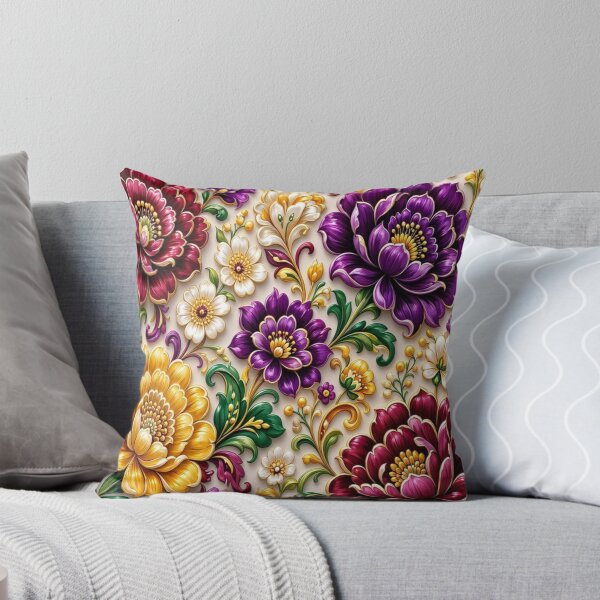Item preview, Luxury Baroque Floral Seamless Pattern - Golden Peony Art designed and sold by Breezes-of-Ida.
