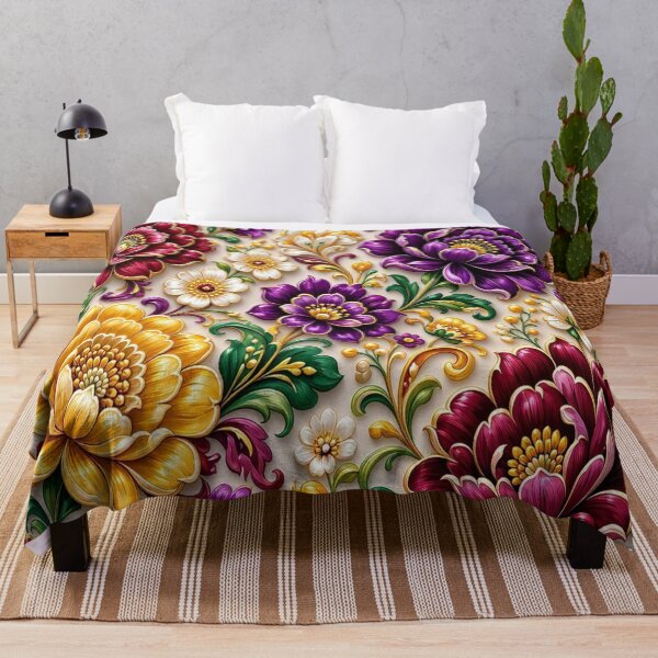 Item preview, Luxury Baroque Floral Seamless Pattern - Golden Peony Art designed and sold by Breezes-of-Ida.