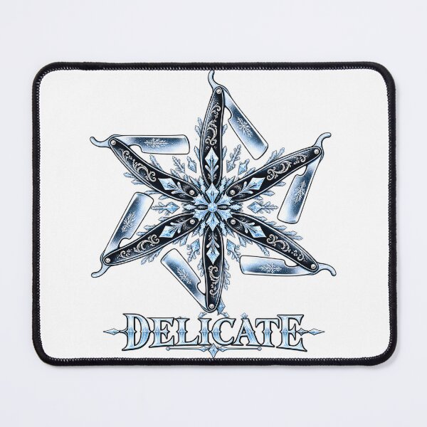 Item preview, Delicate - Six Straight Razors Forming a Snowflake designed and sold by Digipeel.