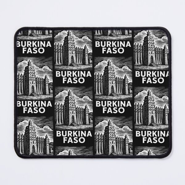 Item preview, Burkina Faso Linocut Style designed and sold by Thistle-TShop.