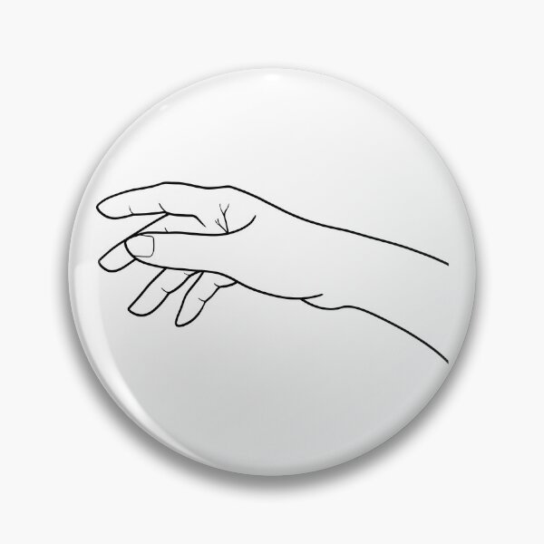 Item preview, Minimalist Line Drawing Hand Reaching Out designed and sold by salinsiree.