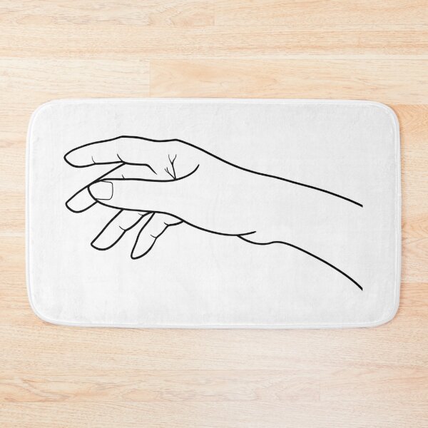 Item preview, Minimalist Line Drawing Hand Reaching Out designed and sold by salinsiree.