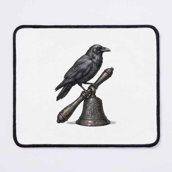 Item preview, Gothic Raven & Antique Handbell designed and sold by PinkyDona.