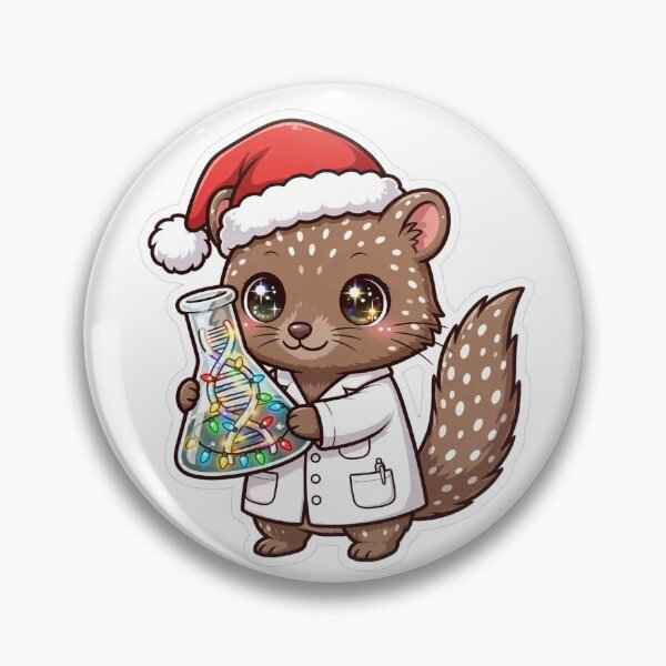 Item preview, Santa Quoll DNA Christmas Light Flask designed and sold by Wildlife-Walk.