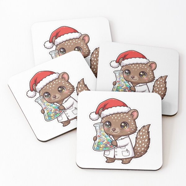 Item preview, Santa Quoll DNA Christmas Light Flask designed and sold by Wildlife-Walk.