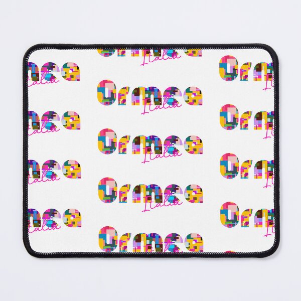 Item preview, Ormea, Cuneo, Italy, Italia, colorful typography design for travellers designed and sold by Wanderful-roads.