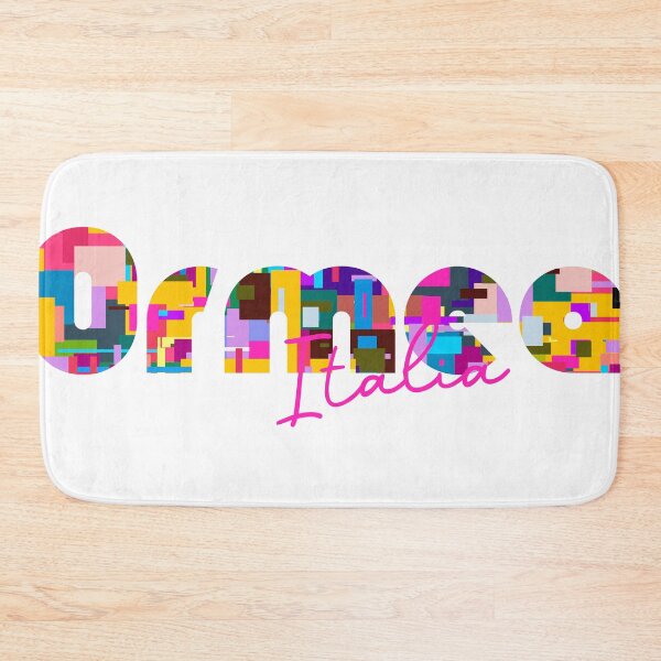 Item preview, Ormea, Cuneo, Italy, Italia, colorful typography design for travellers designed and sold by Wanderful-roads.