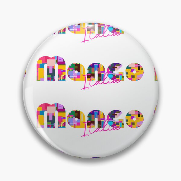 Item preview, Mango, Cuneo, Italy, Italia, colorful typography design for travellers designed and sold by Wanderful-roads.