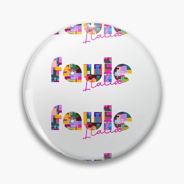 Item preview, Faule, Cuneo, Italy, Italia, colorful typography design for travellers designed and sold by Wanderful-roads.