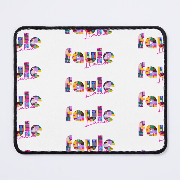 Item preview, Faule, Cuneo, Italy, Italia, colorful typography design for travellers designed and sold by Wanderful-roads.