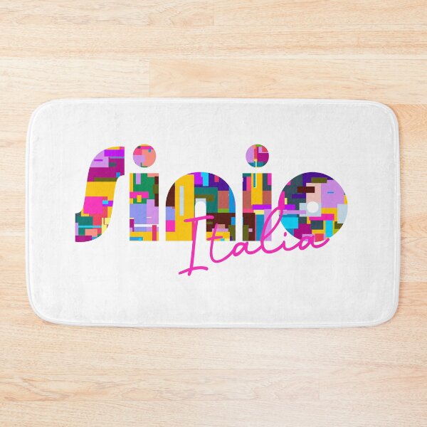 Item preview, Sinio, Cuneo, Italy, Italia, colorful typography design for travellers designed and sold by Wanderful-roads.