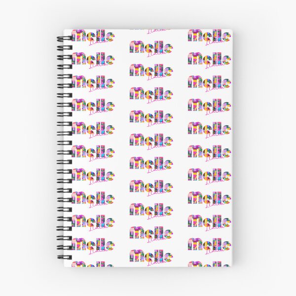 Item preview, Melle, Cuneo, Italy, Italia, colorful typography design for travellers designed and sold by Wanderful-roads.