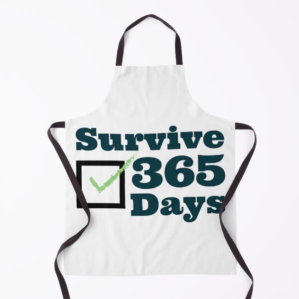 Item preview, Survive 365 Days | Minimalist Work & Life Survival designed and sold by crazydotdesigns.