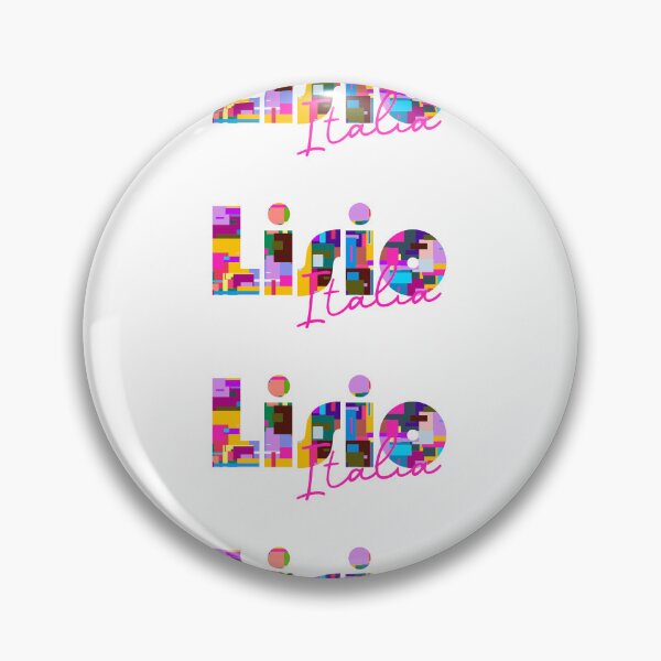 Item preview, Lisio, Cuneo, Italy, Italia, colorful typography design for travellers designed and sold by Wanderful-roads.