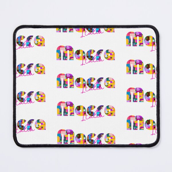Item preview, Macra, Cuneo, Italy, Italia, colorful typography design for travellers designed and sold by Wanderful-roads.