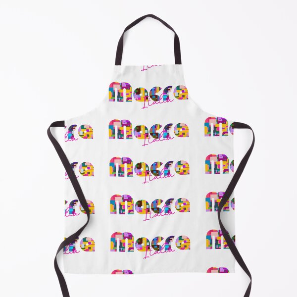 Item preview, Macra, Cuneo, Italy, Italia, colorful typography design for travellers designed and sold by Wanderful-roads.