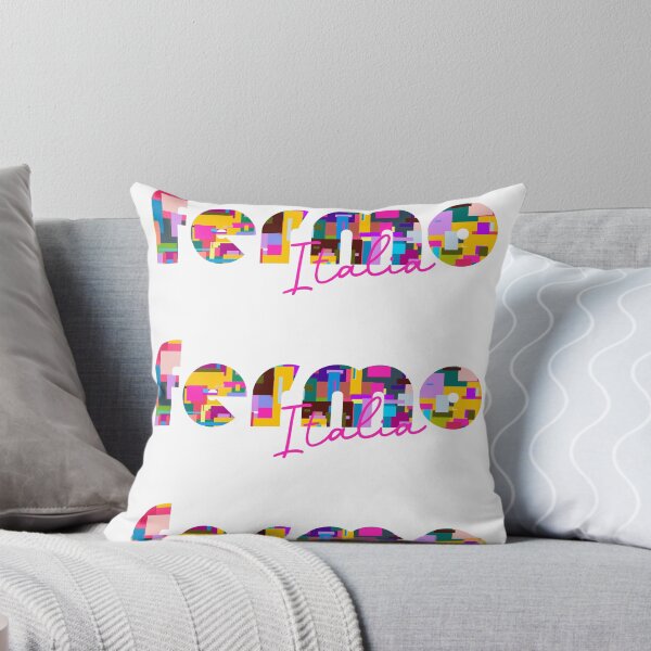 Item preview, Fermo, Italy, Italia, colorful typography design for travellers designed and sold by Wanderful-roads.