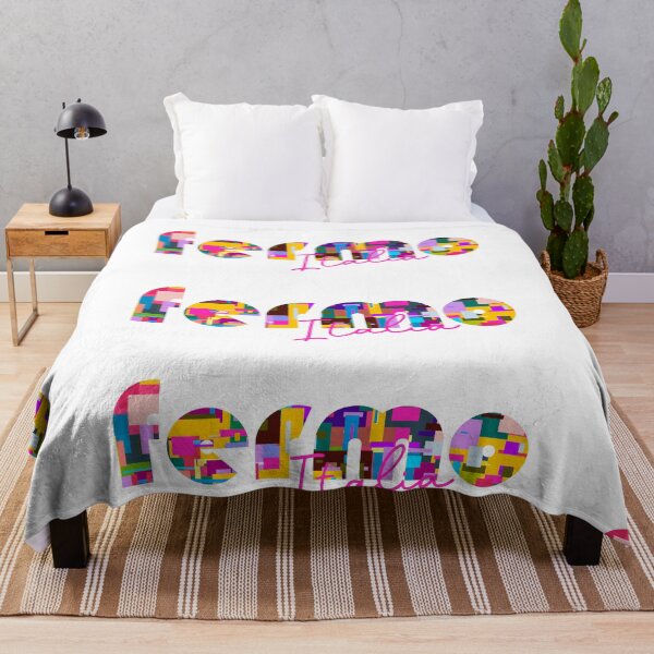 Item preview, Fermo, Italy, Italia, colorful typography design for travellers designed and sold by Wanderful-roads.